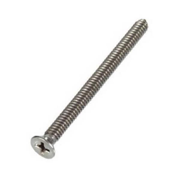 Hillman #10-32 x 1/2 in Phillips Flat Machine Screw, Stainless Steel 5015037 - main